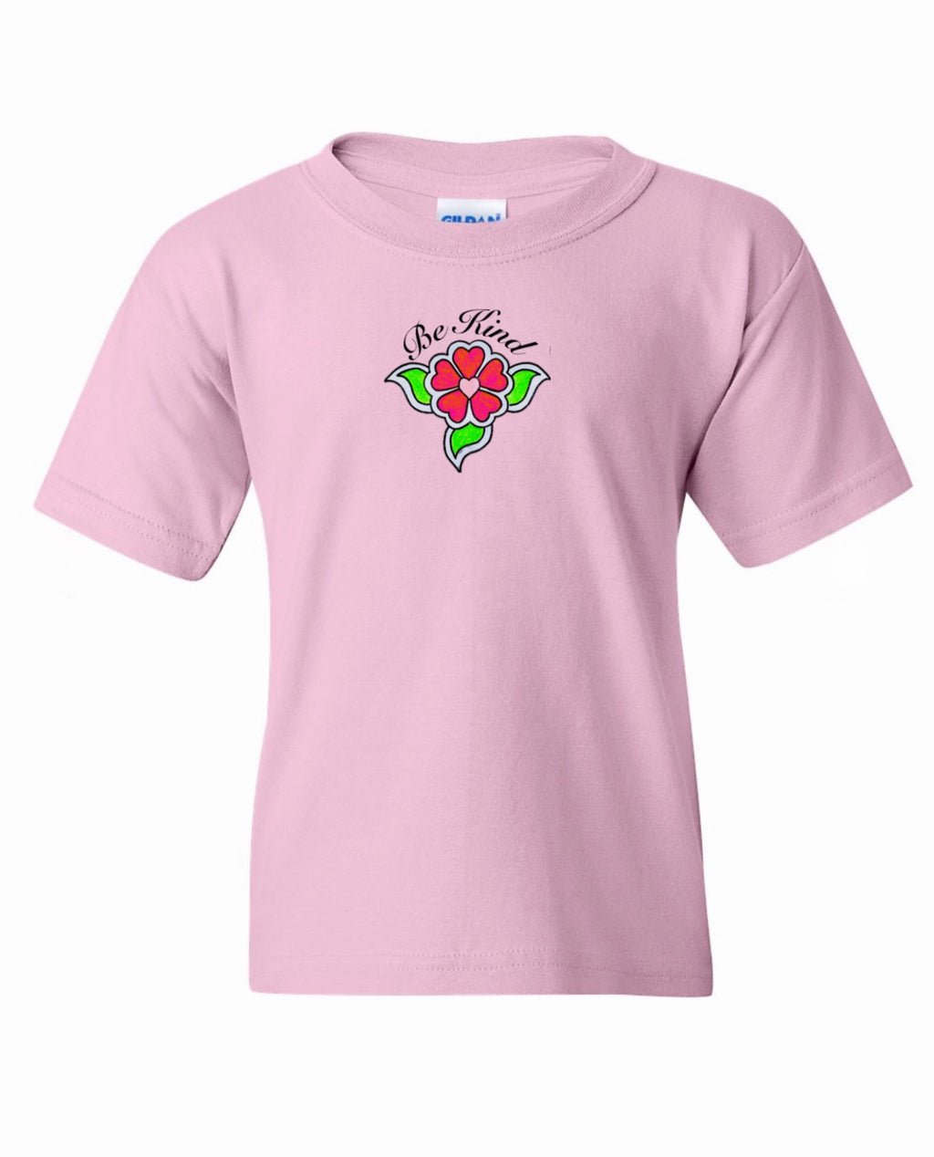 Be Kind Youth Pink Shirt