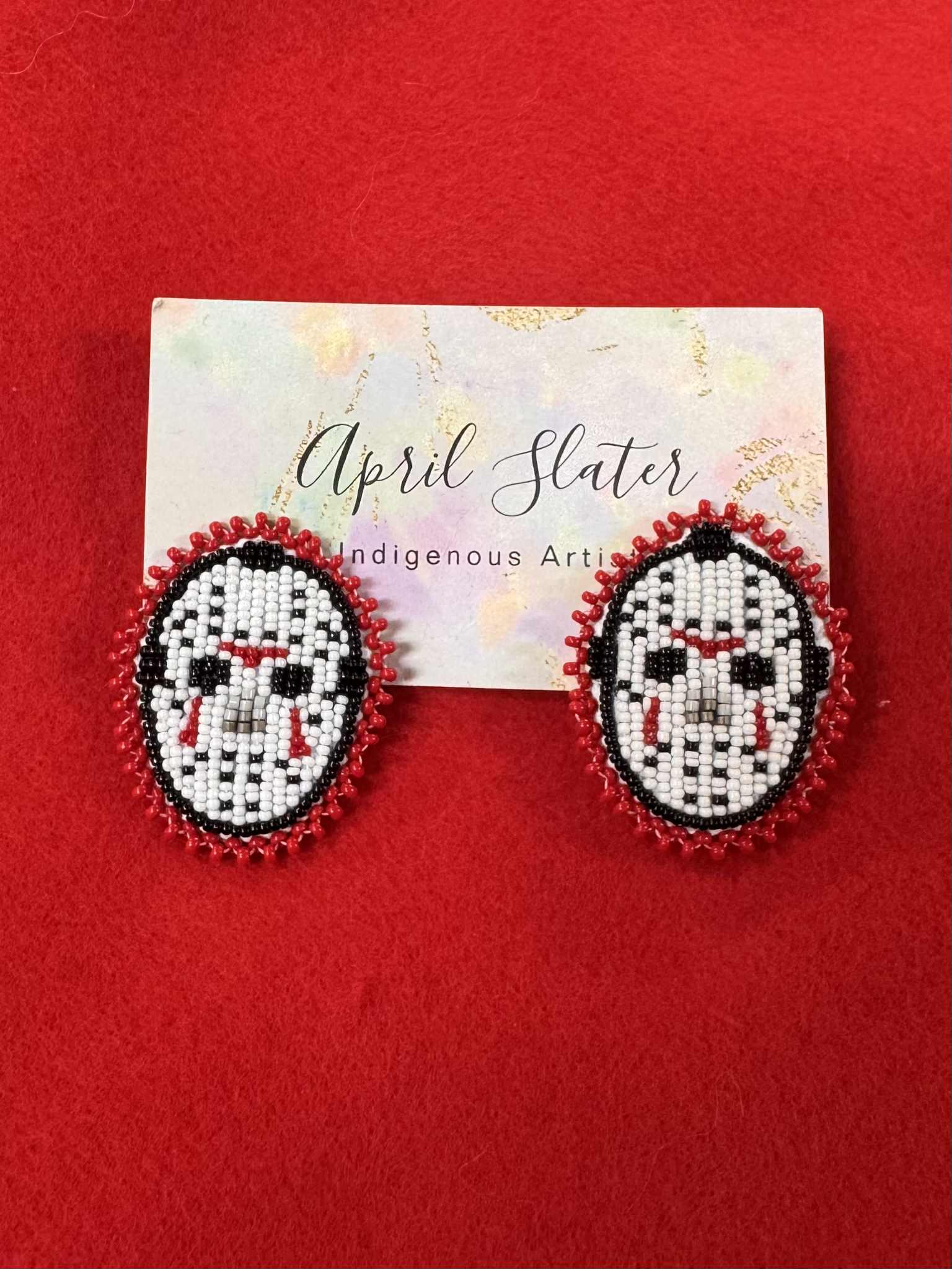 Halloween Beaded Earrings