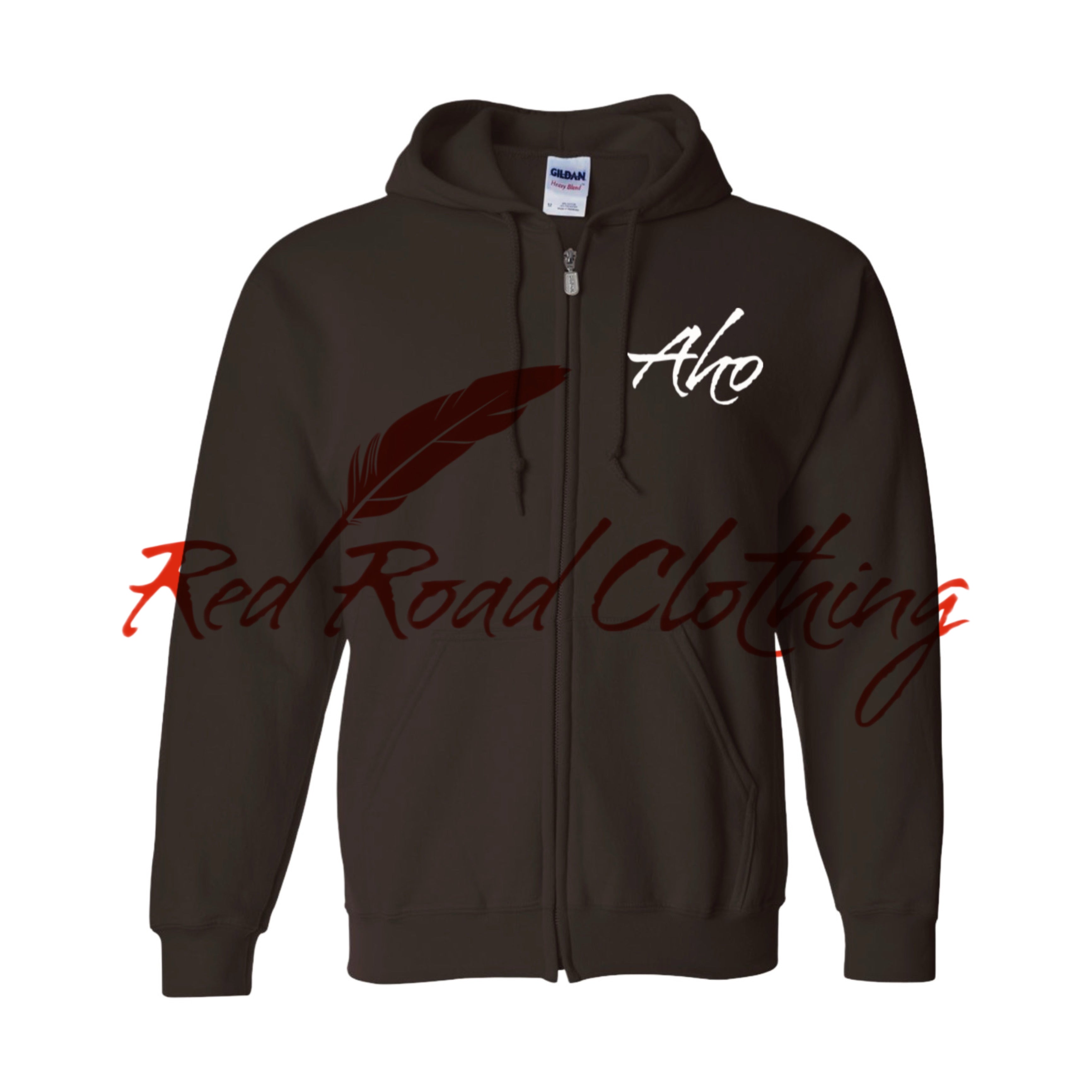 Aho Full Zip Hooded Sweater