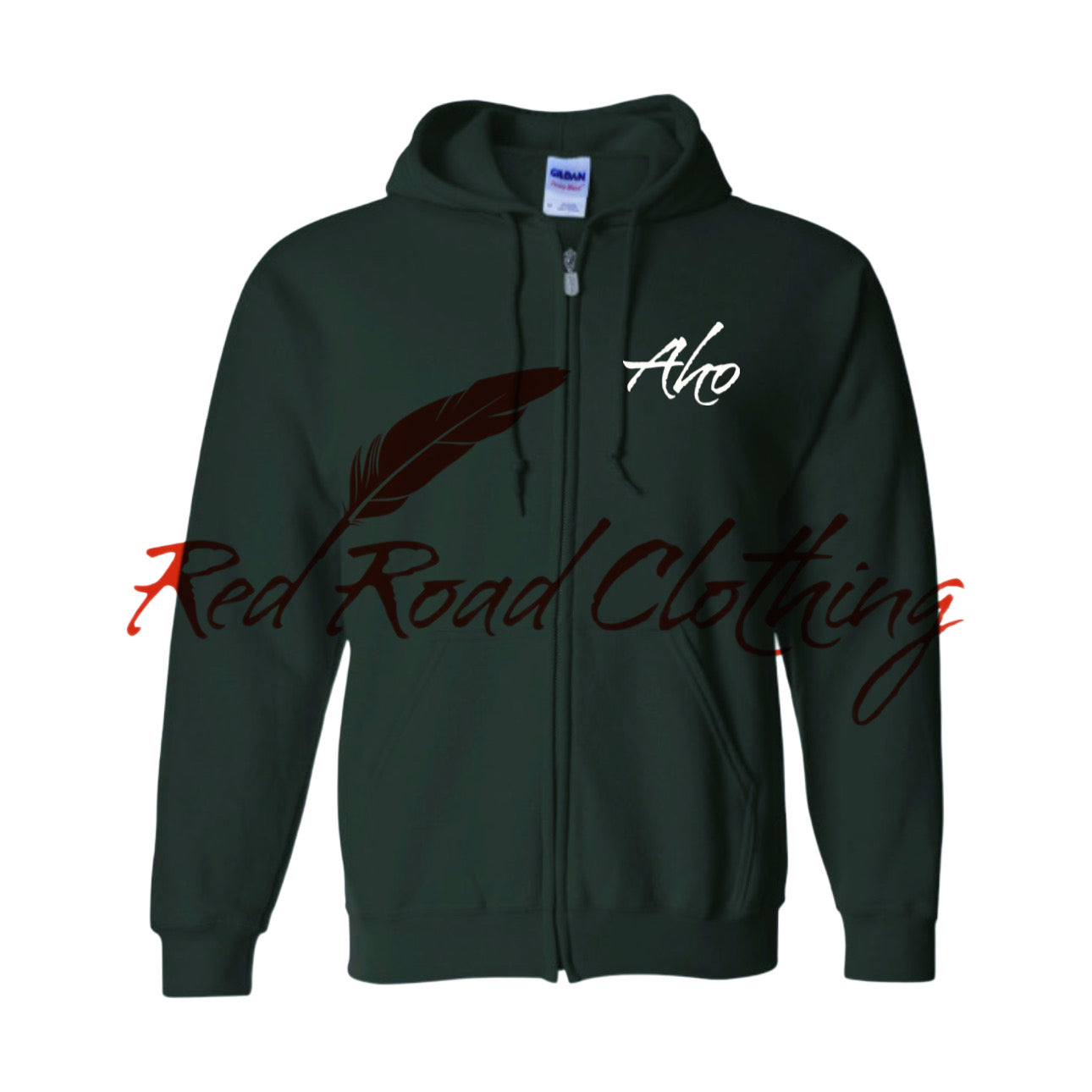 Aho Full Zip Hooded Sweater