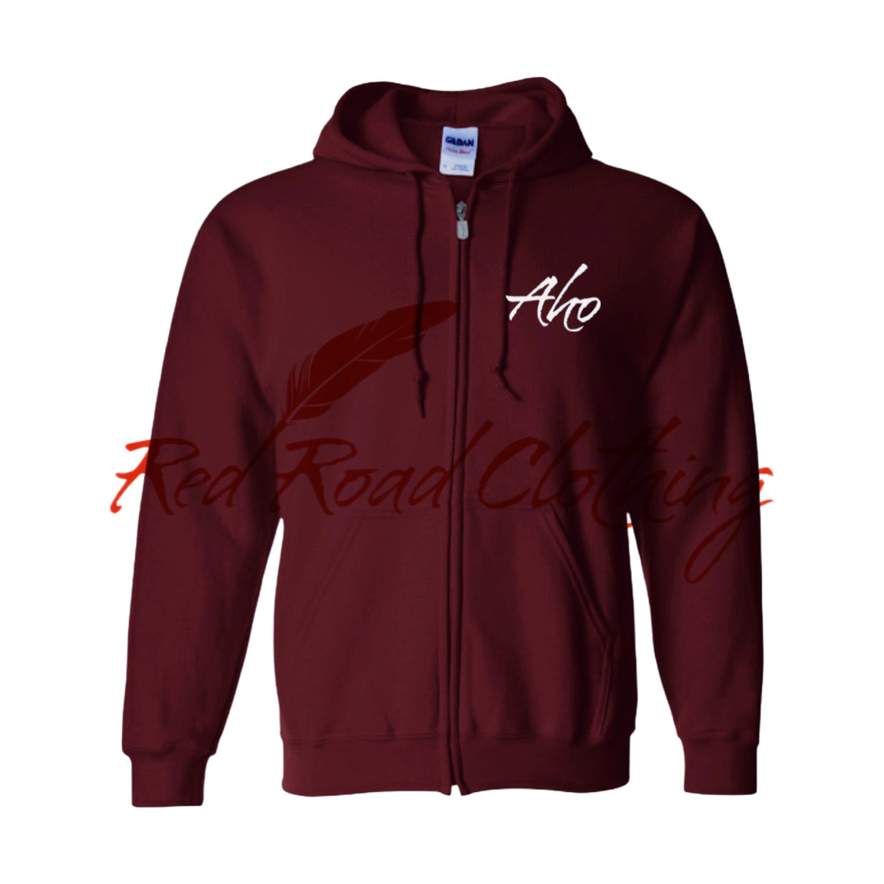 Aho Full Zip Hooded Sweater